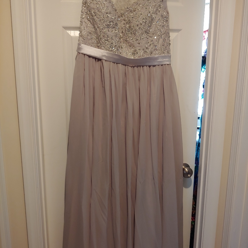 Platinum Evening Gown
